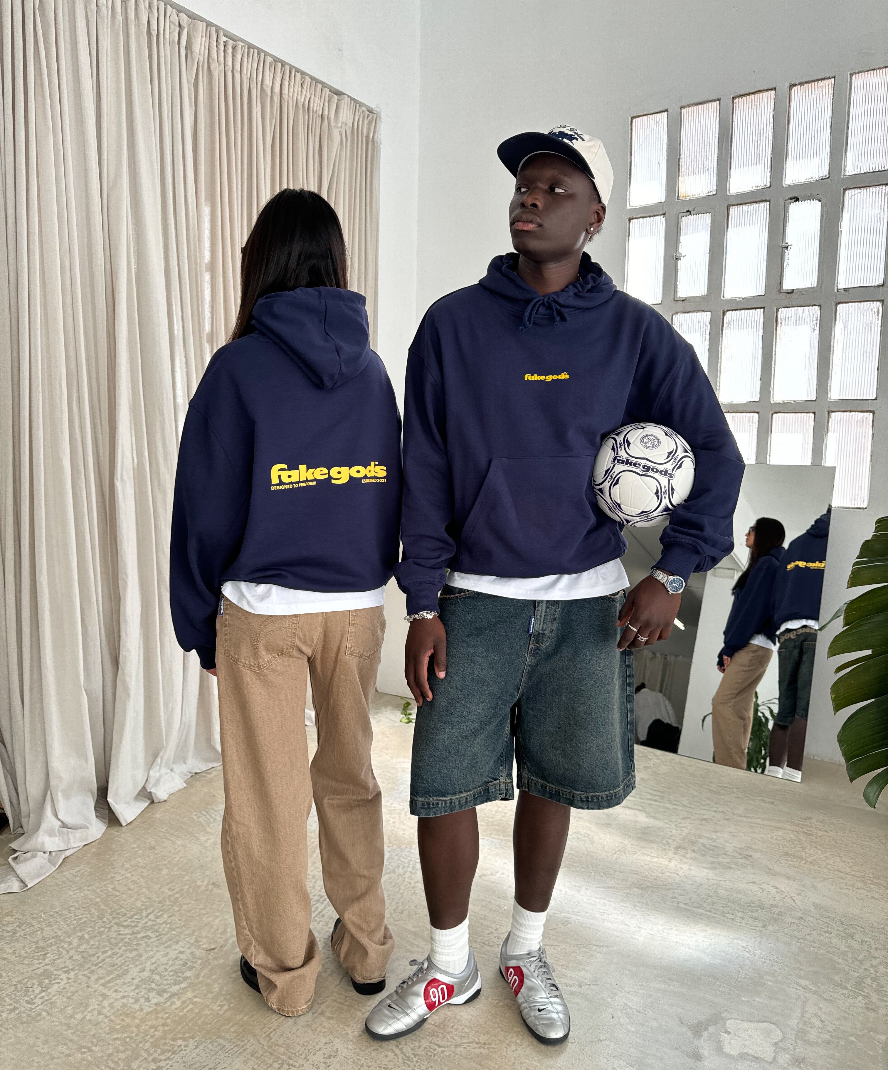 Back To Basics Hoodie Navy