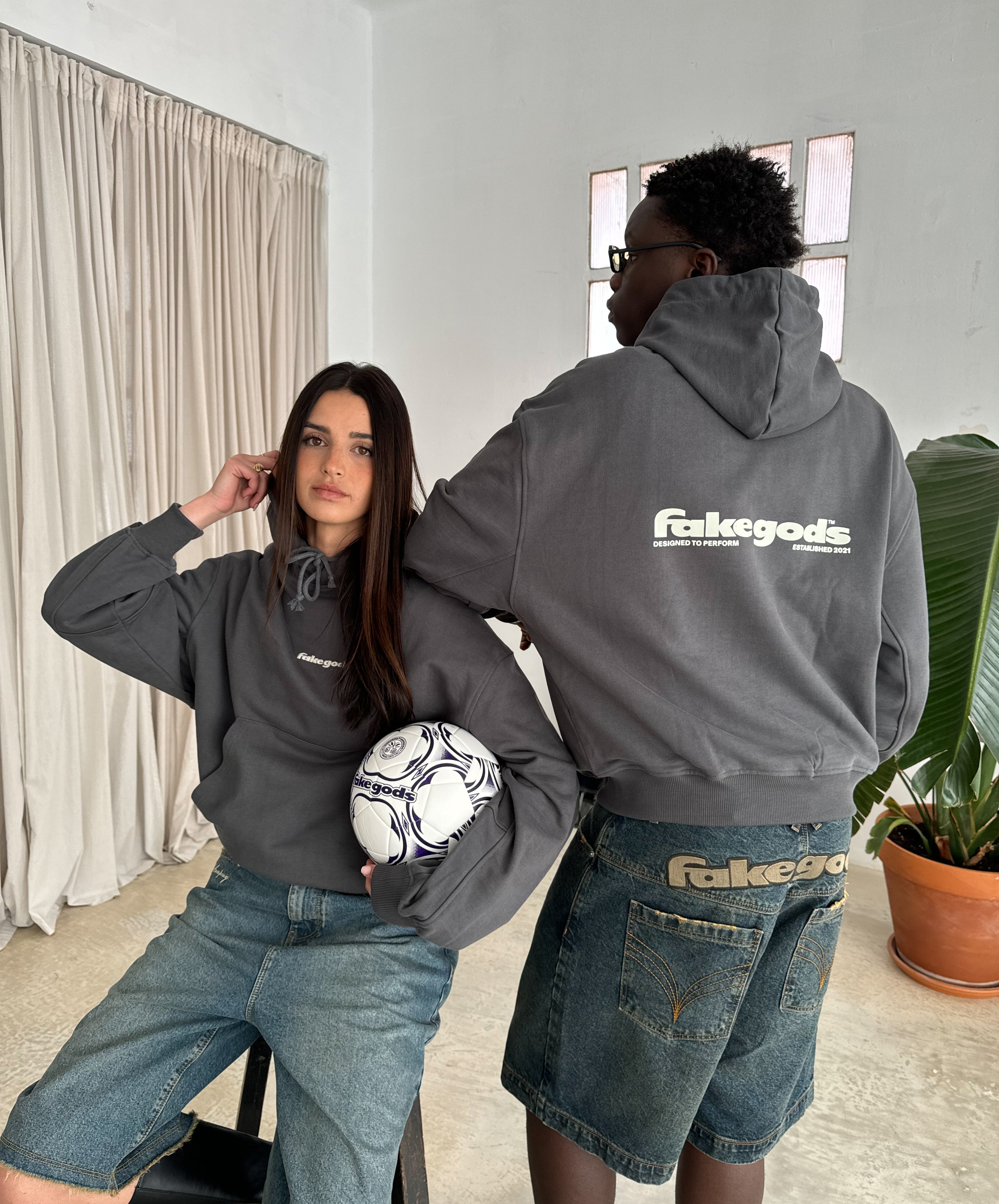 Back To Basics Hoodie Dark Grey