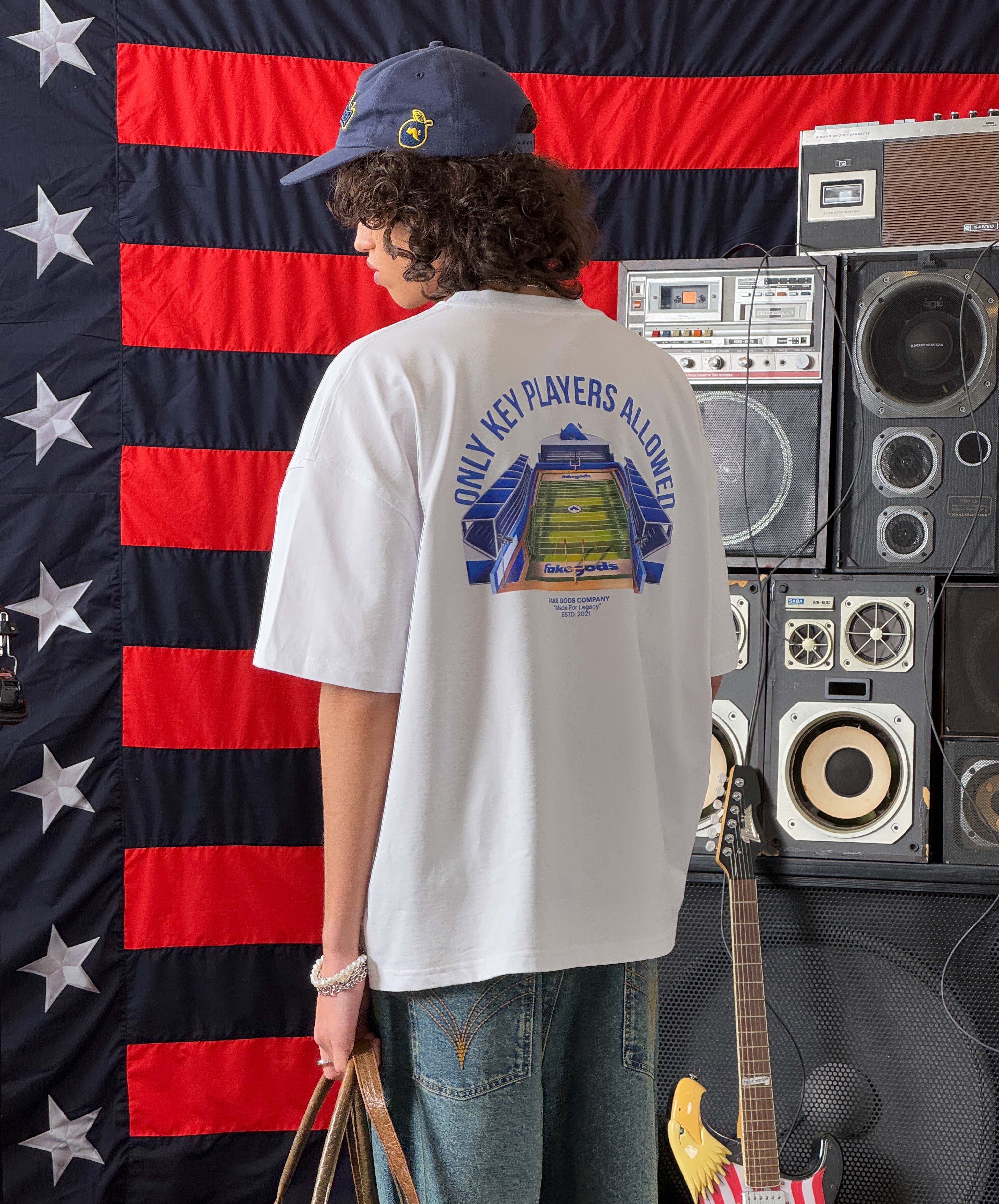 Key Players Only Tee White