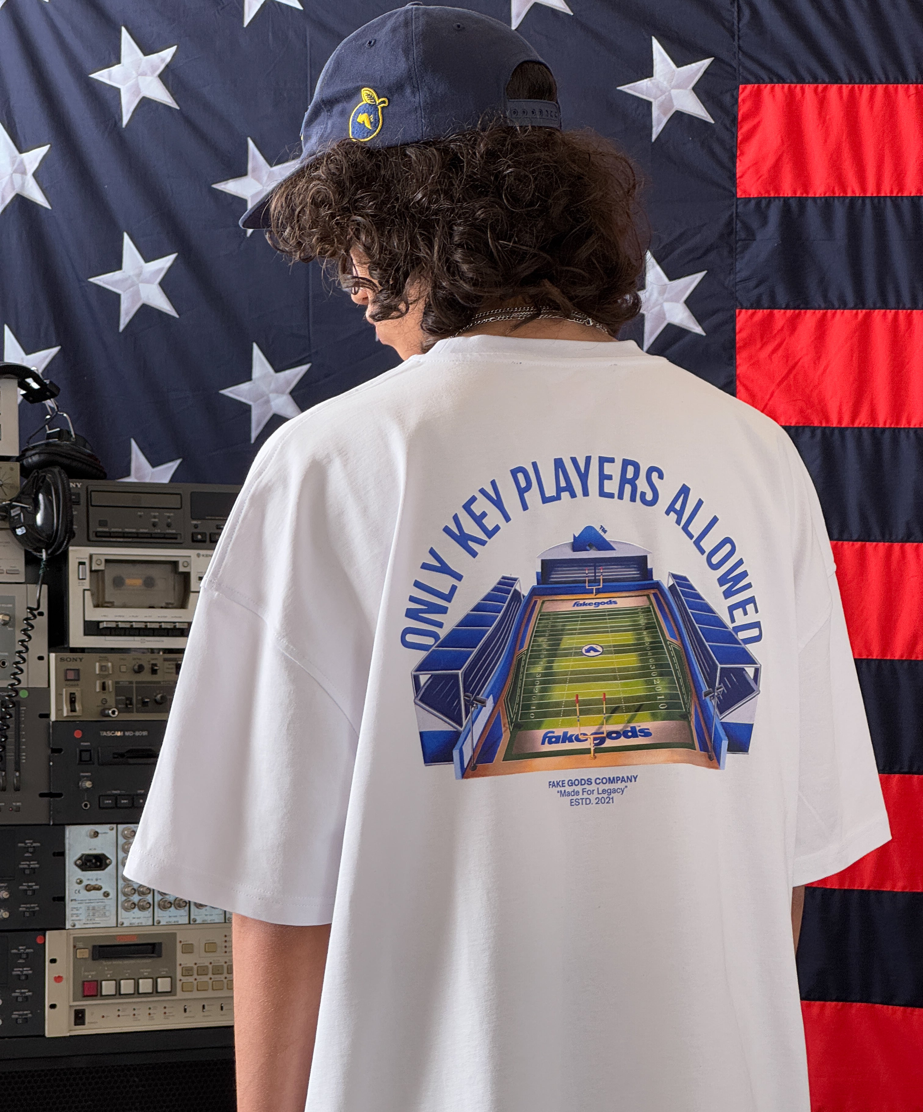 Key Players Only Tee White