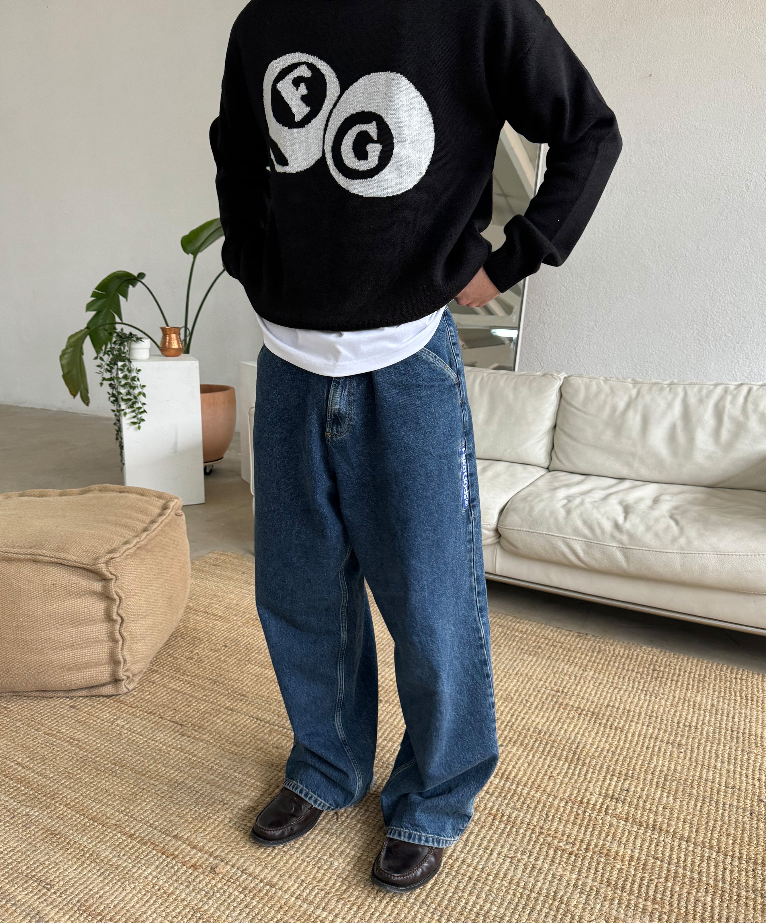 Billiard Knitted Sweater Black