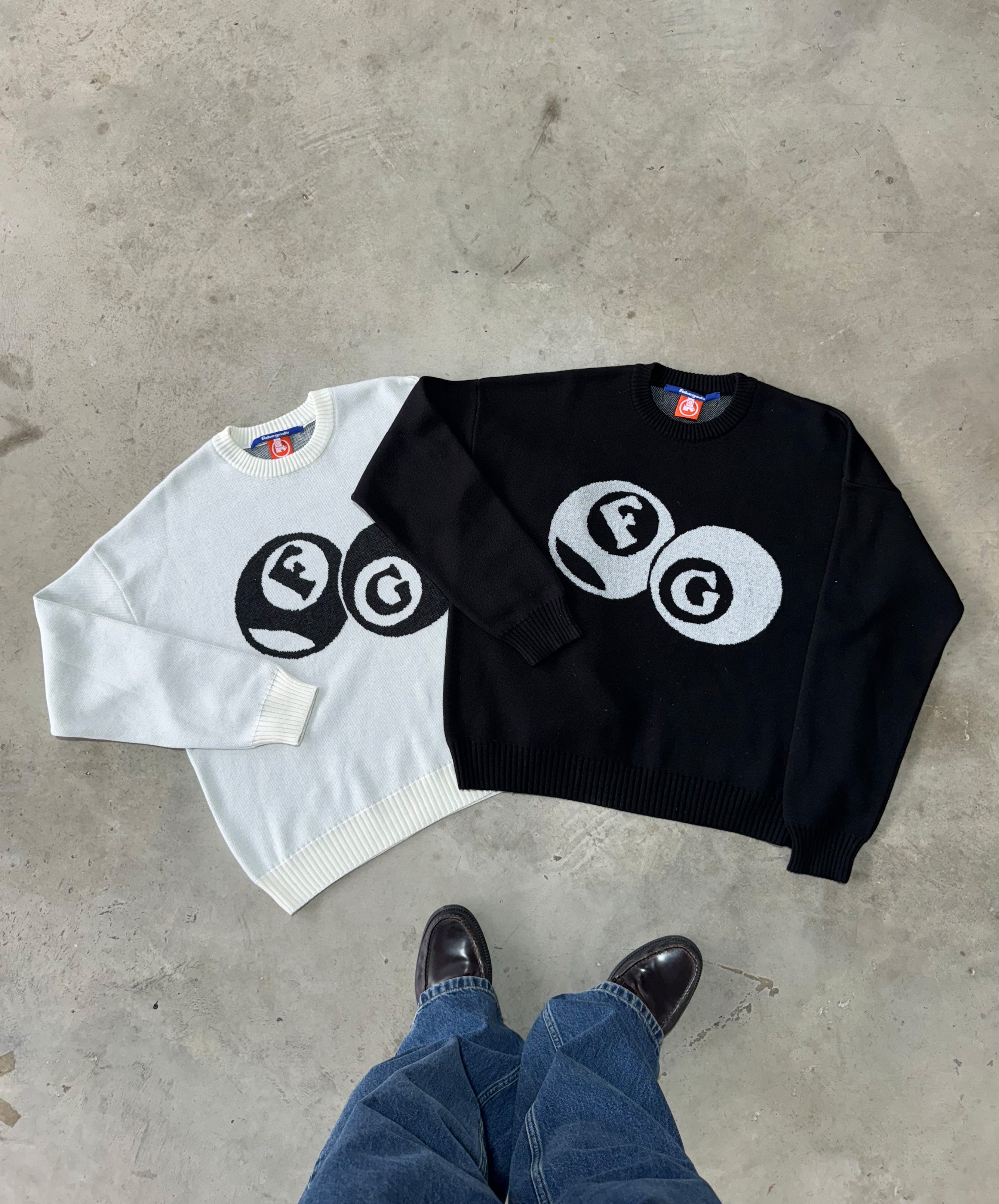 Billiard Knitted Sweater Black