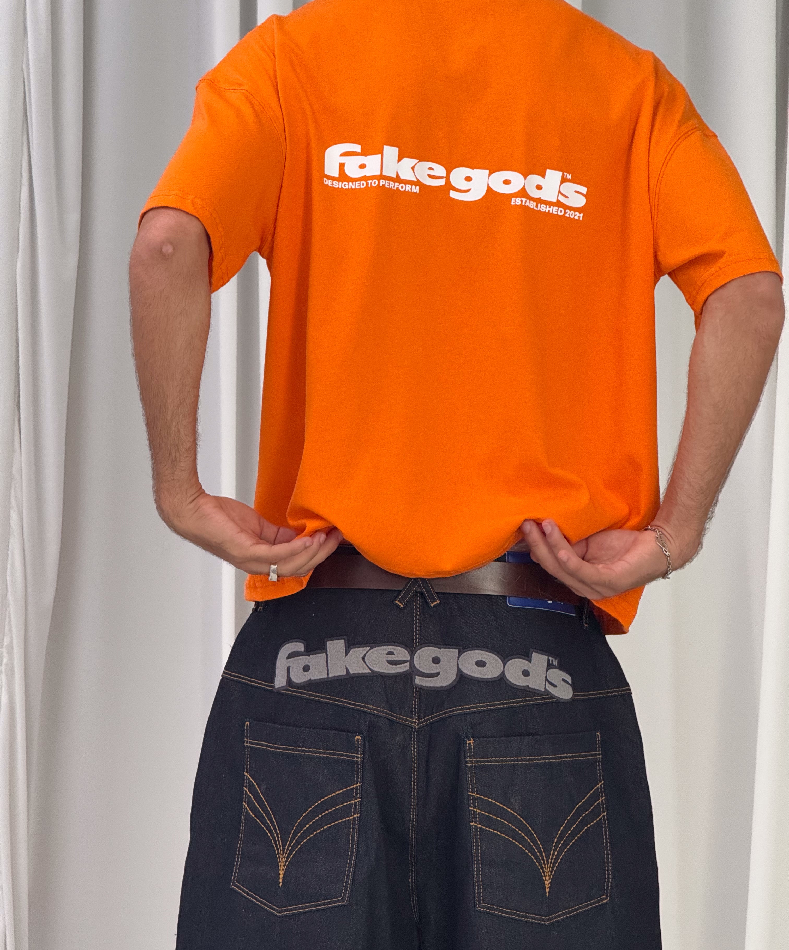Back To Basics Tee Orange