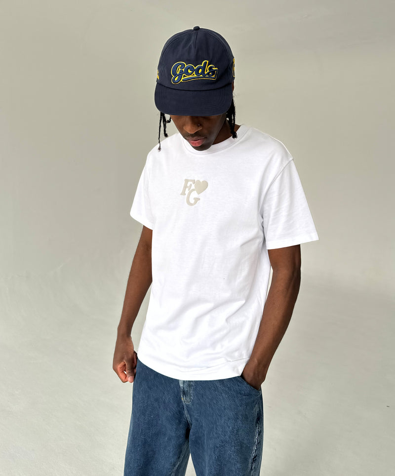 Valentine's Tee Monochrome White