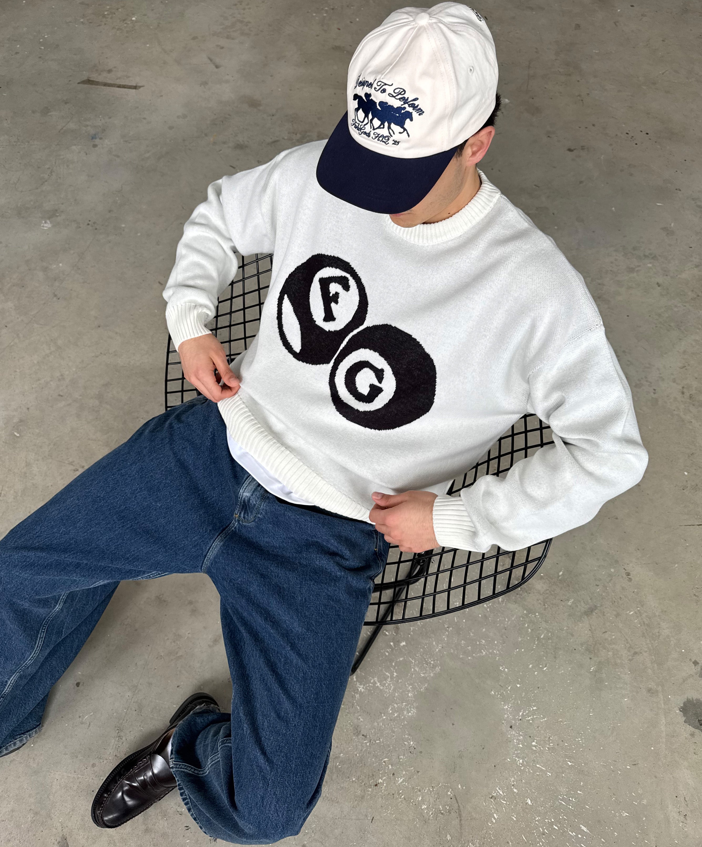 Billiard Knitted Sweater Cream