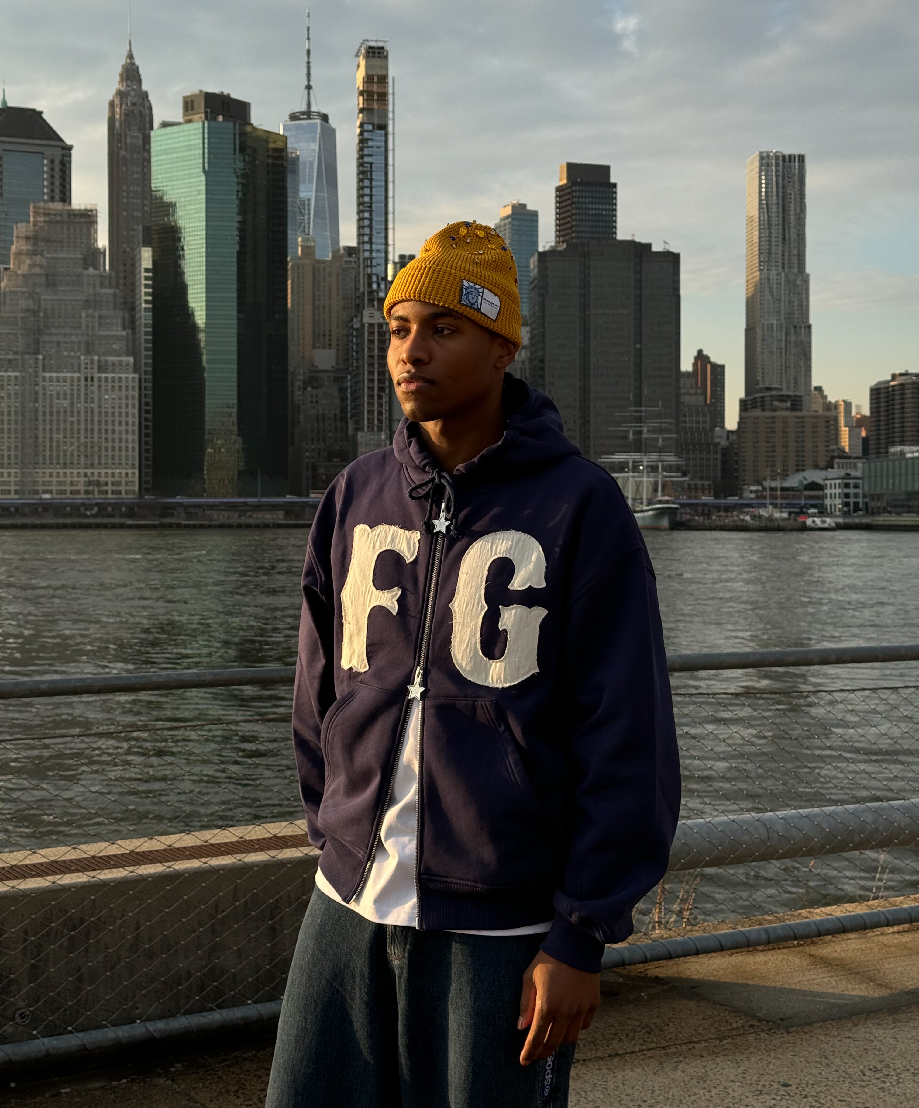 Fg Zipper Navy
