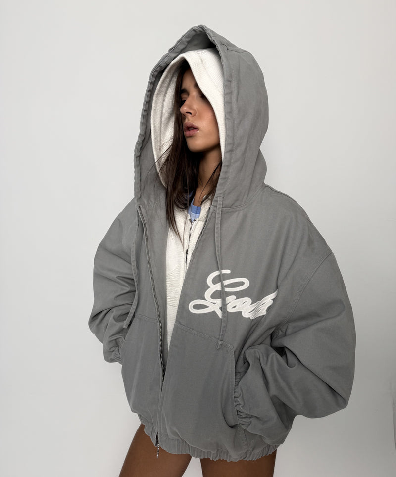 Canvas Jacket Light Grey