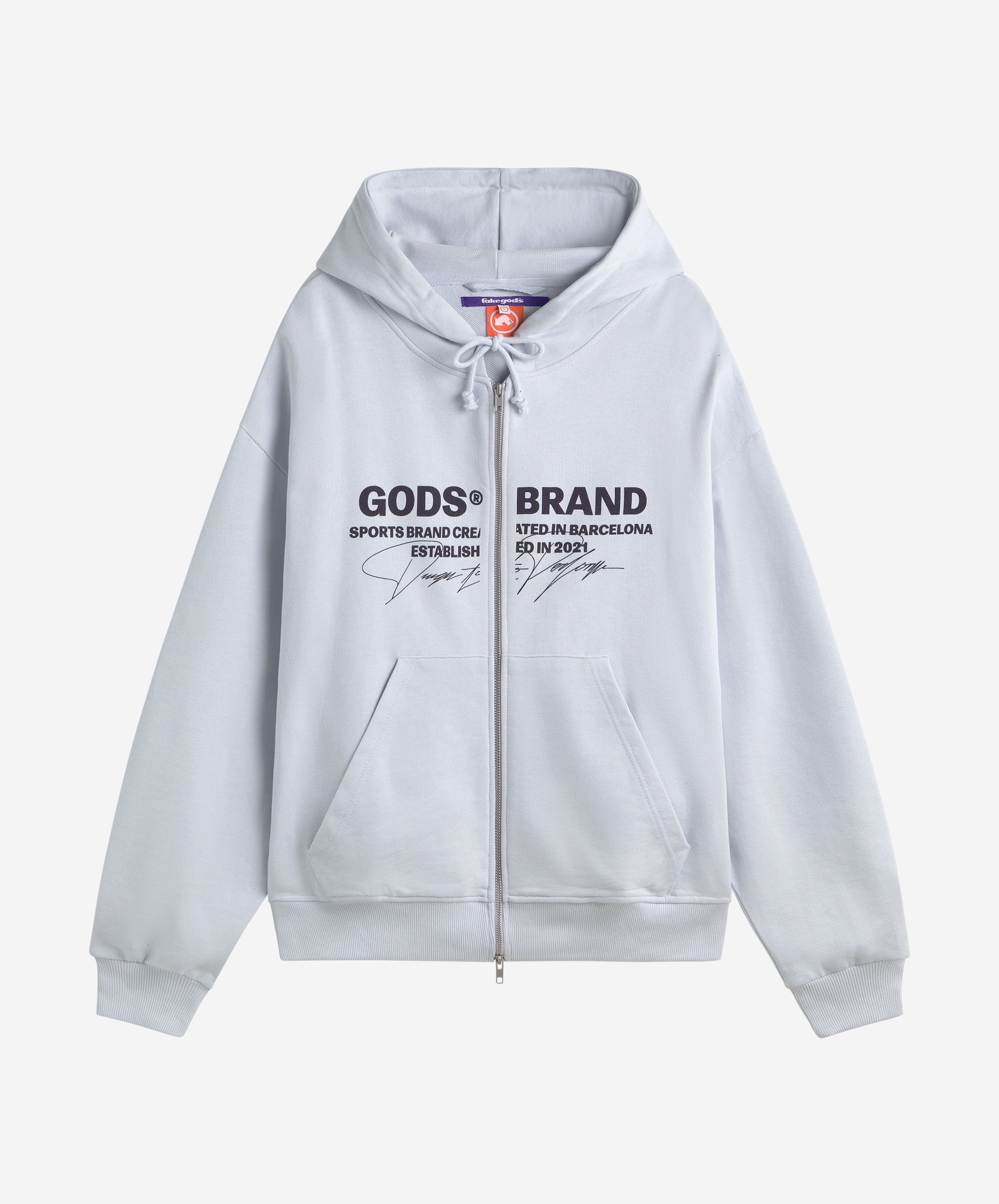 Signature Zipper Sky Blue