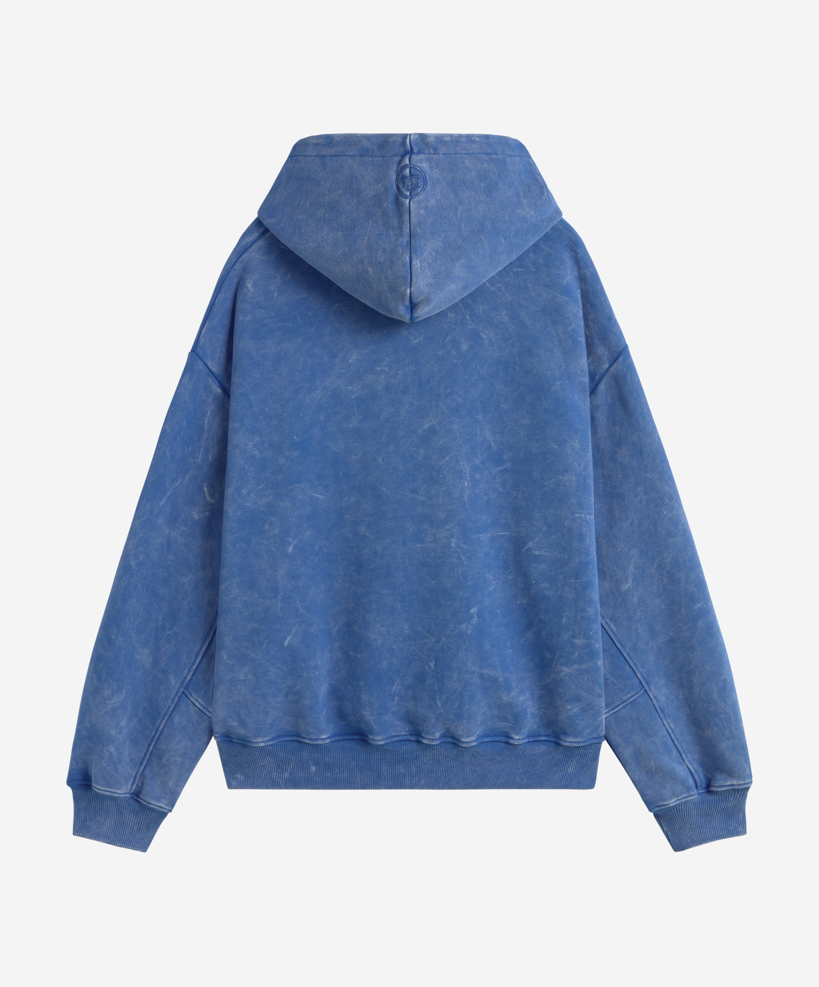Logo Washed Hoodie Blue
