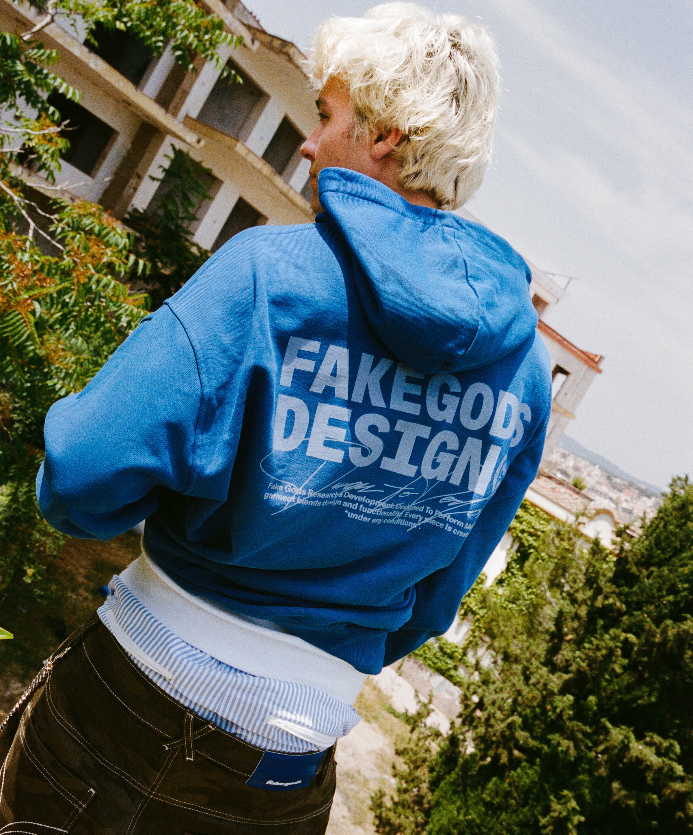 Designer Hoodie Blue