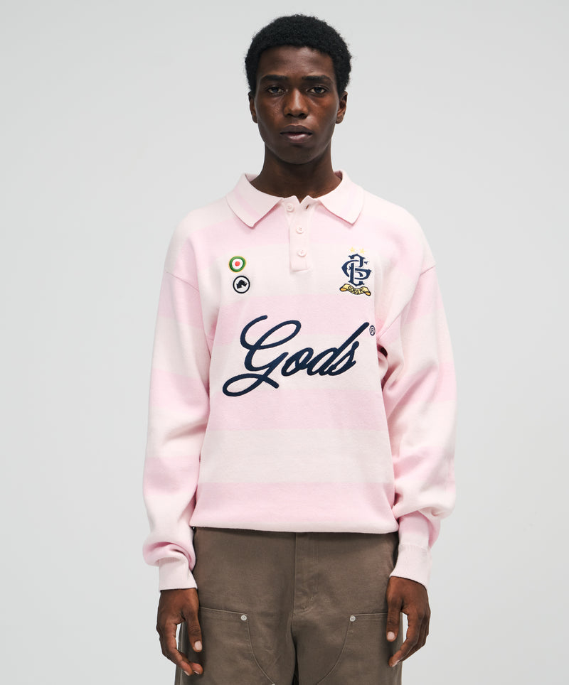 Polo Knitted Longsleeve Rose