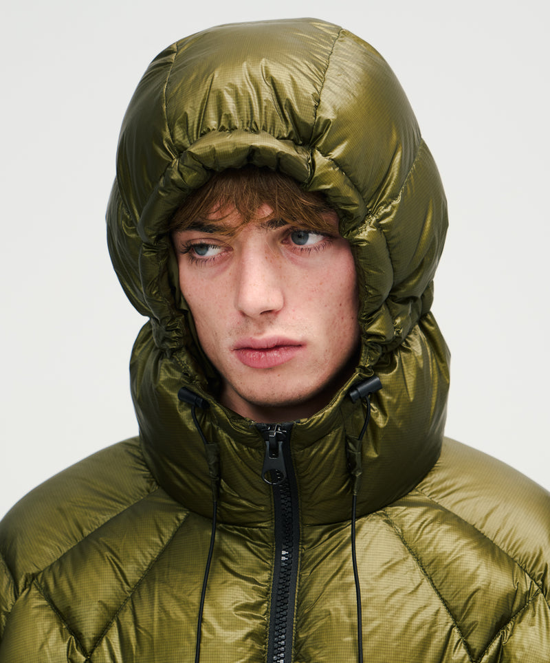 Real Down Puffer Green