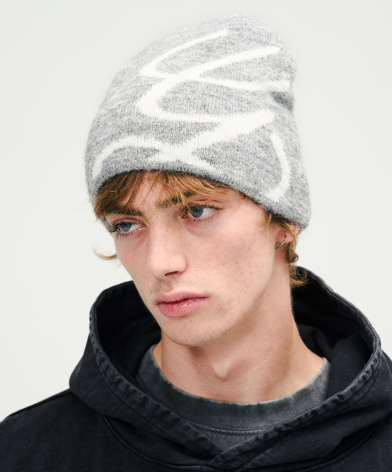 Big G Beanie Light Grey