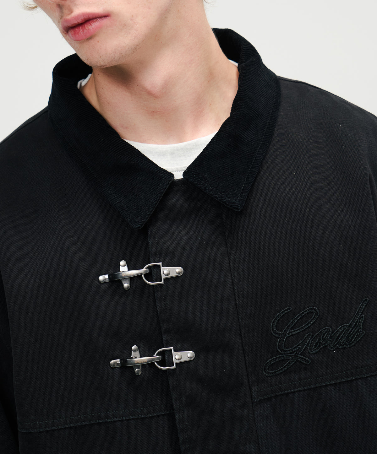 Fireman Clasp Jacket Black