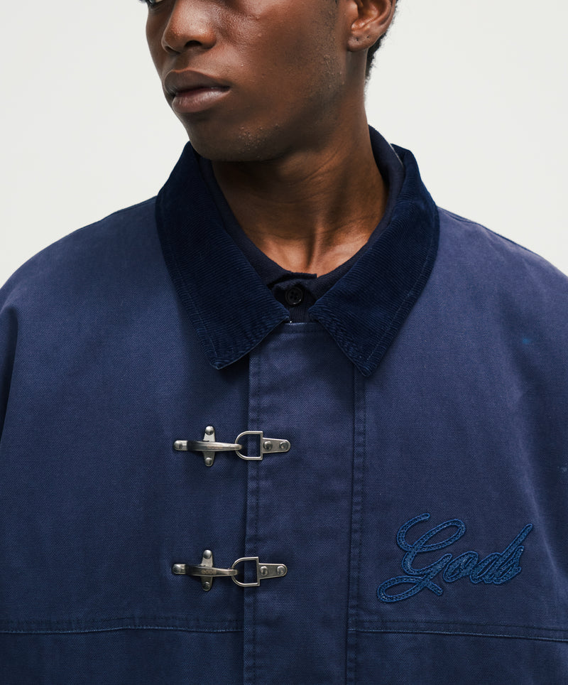 Fireman Clasp Jacket Navy