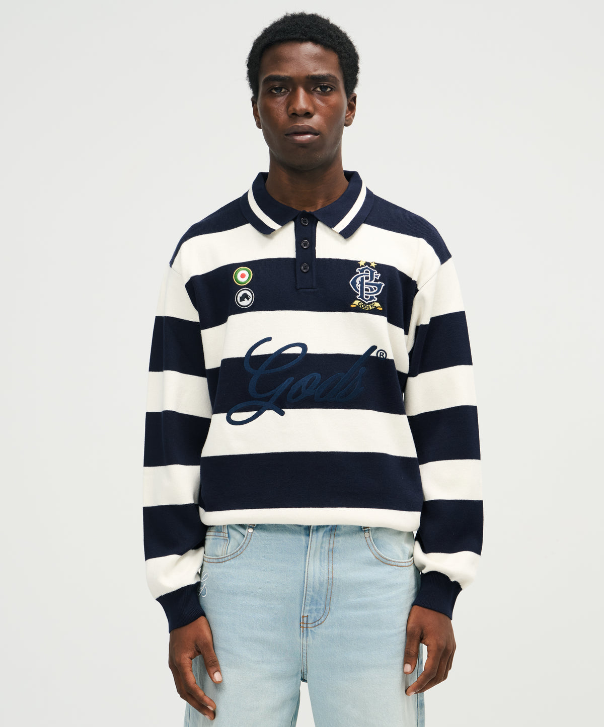 Polo Knitted Longsleeve Navy