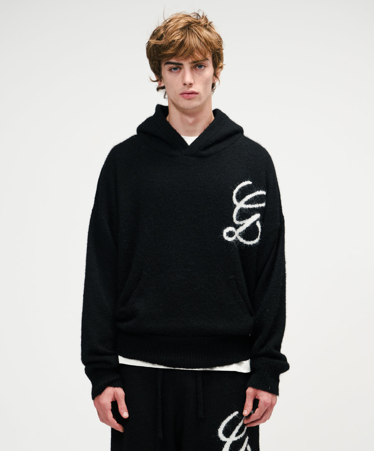 Jacquard Knit Black