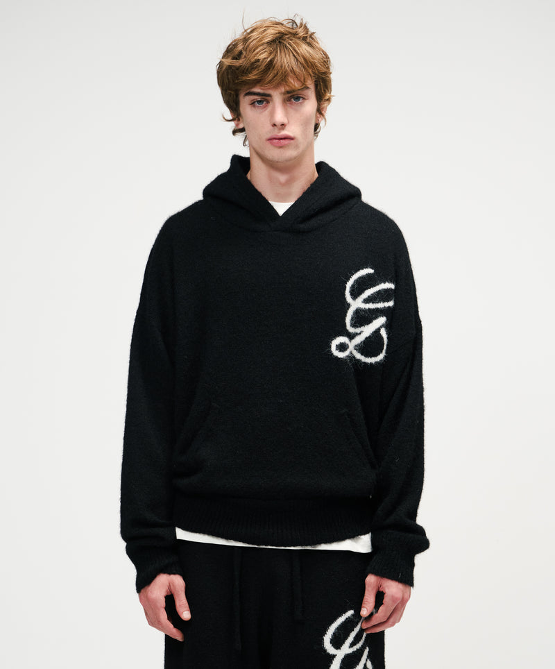 Jacquard Knit Black