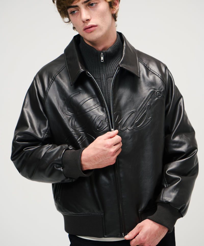 Vegan Leather Jacket Black
