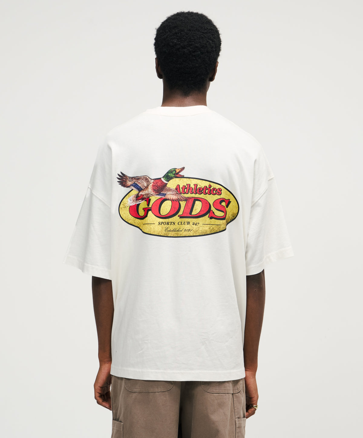 Ducks Washed Tee Cream