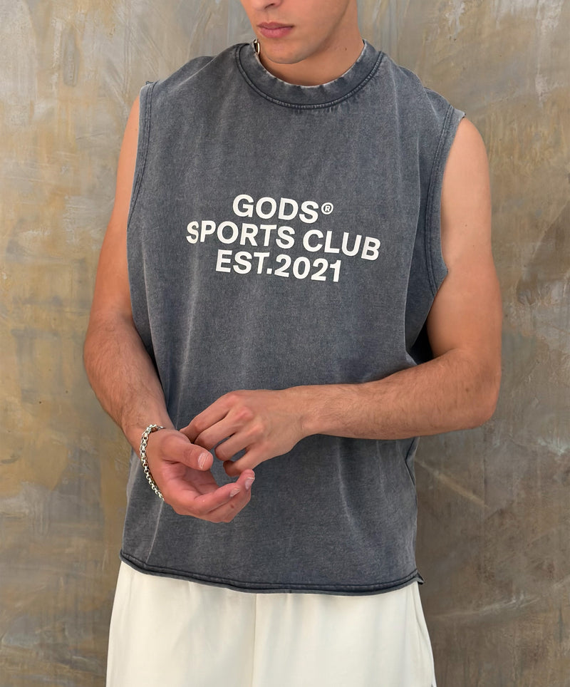 Sports Club EST Sleeveless Antracite