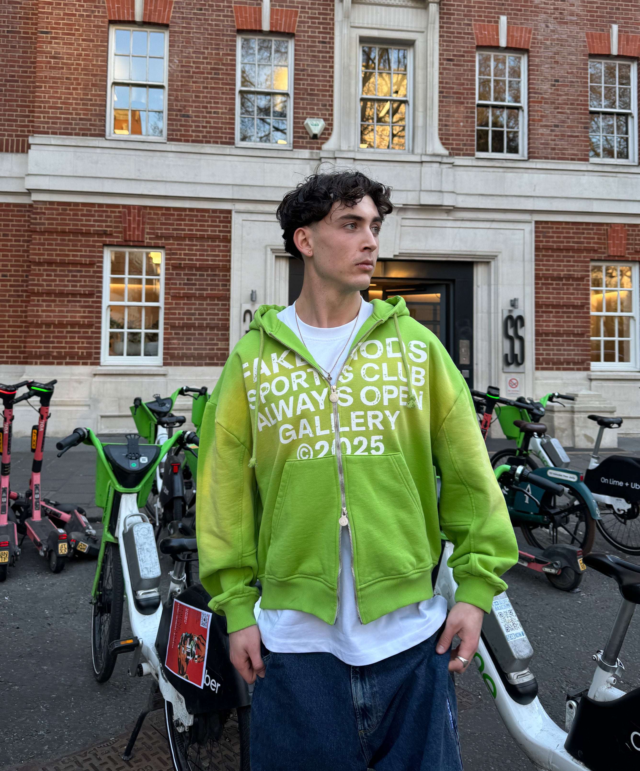 Sports Club Gallery Zipper Green
