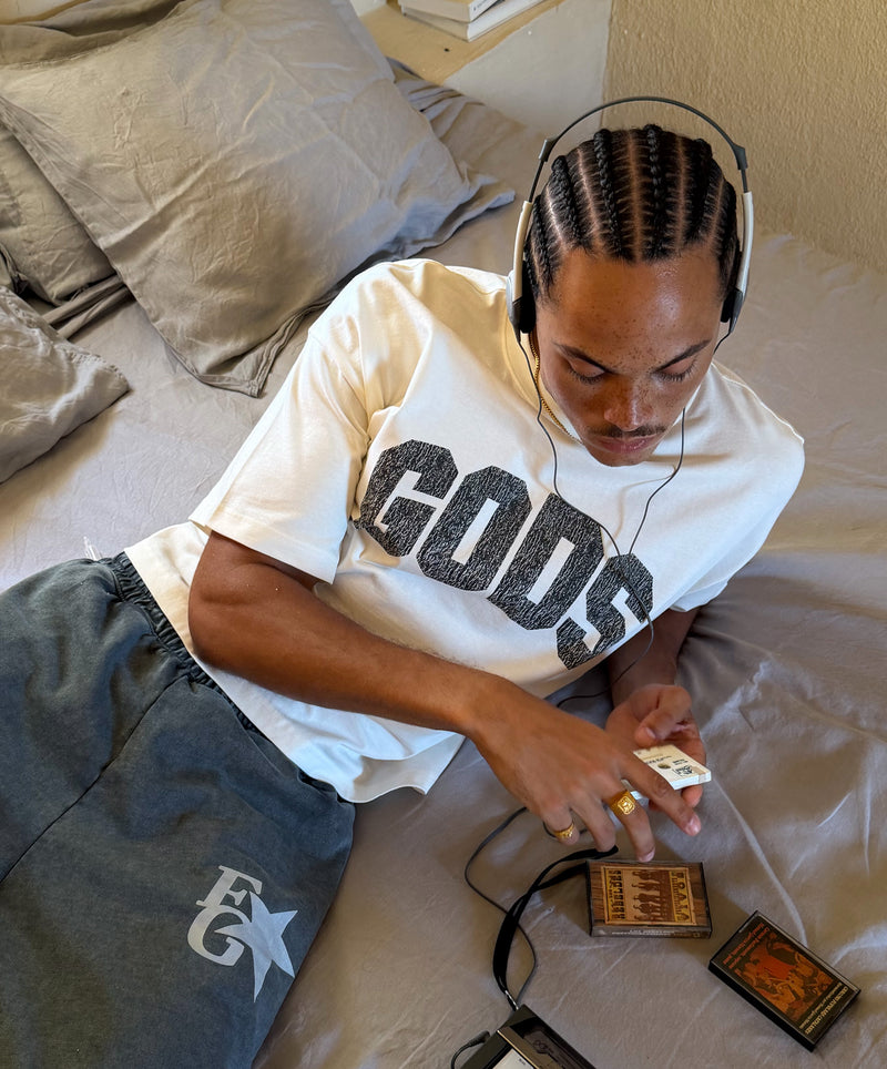 Gods Boxy Tee Cream