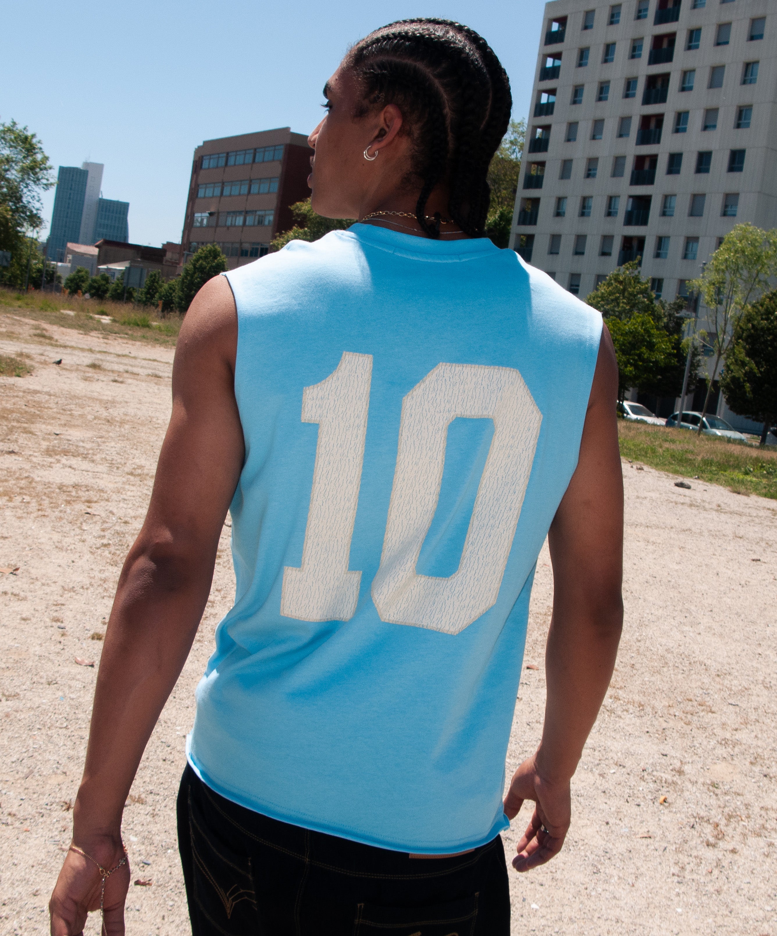 Gods FC Sleeveless Blue