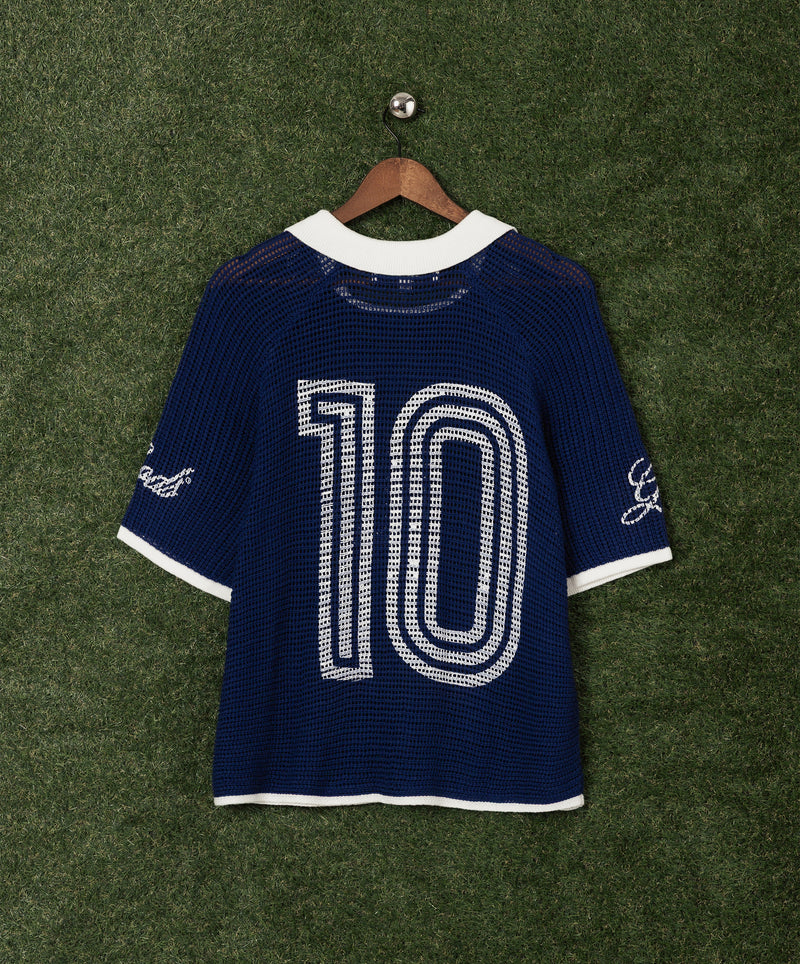 Mundial Knitted Tee Navy