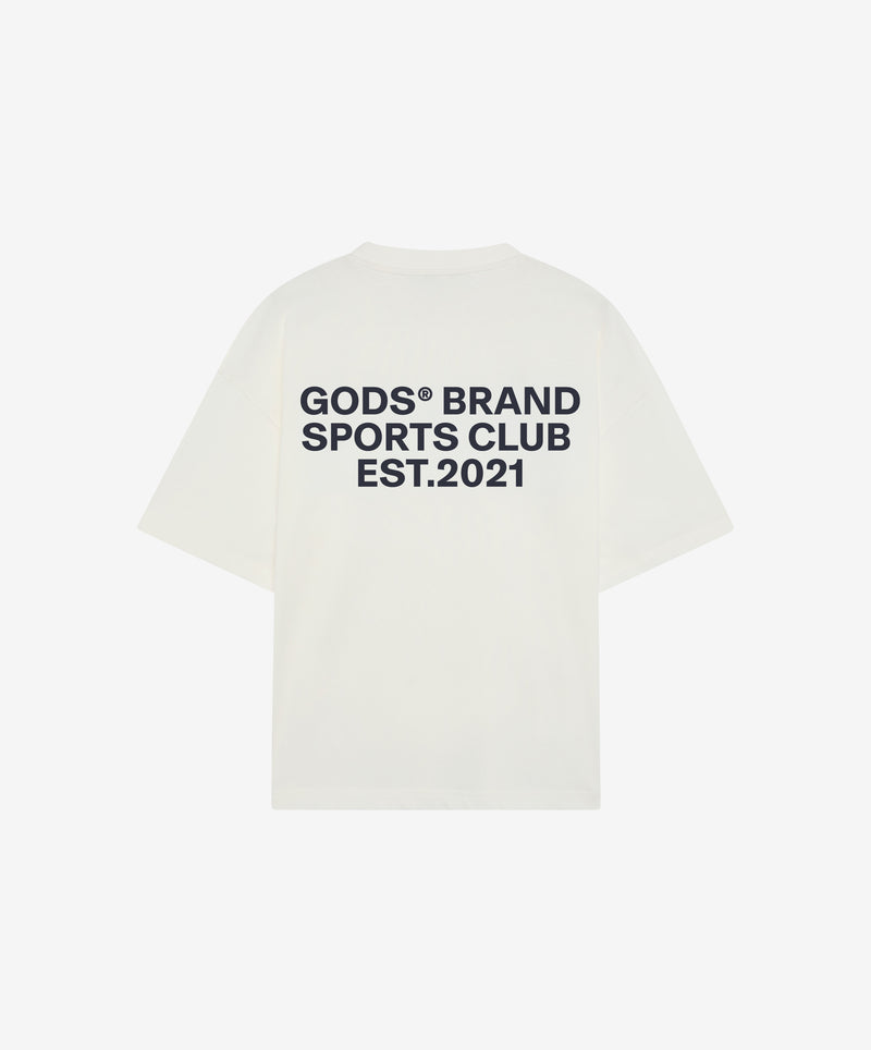 Gods Sports Club Tee White