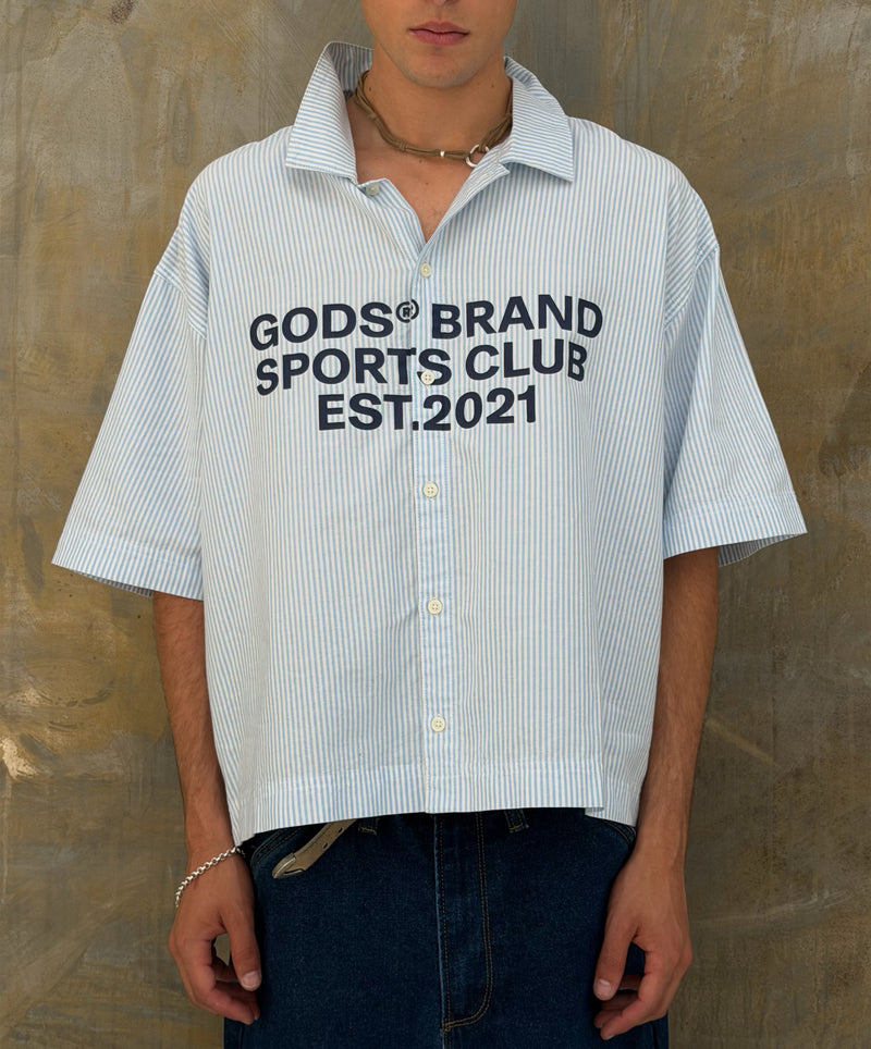 Gods® Brand Sports Club Shirt Blue
