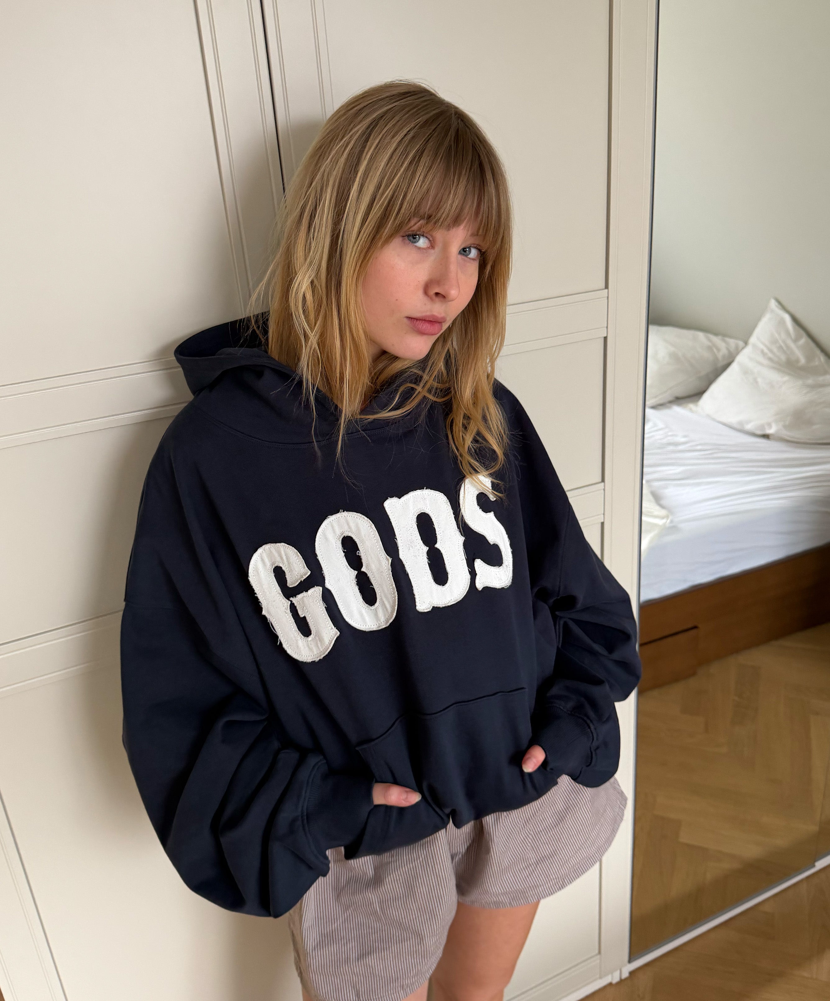 Gods Hoodie Navy