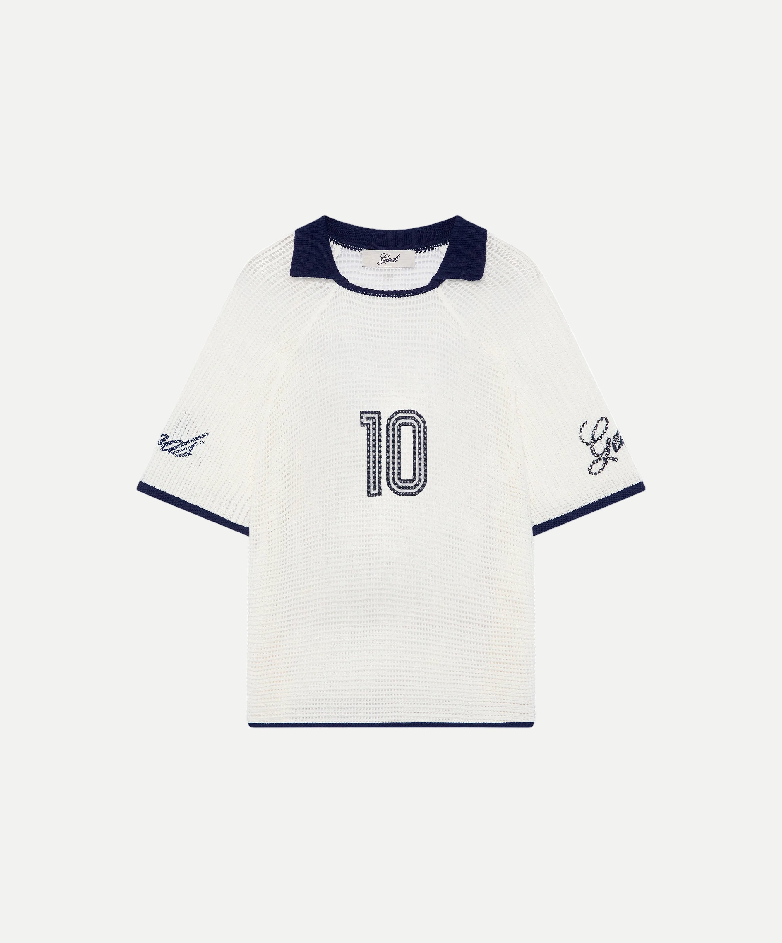 Mundial Knitted Tee White