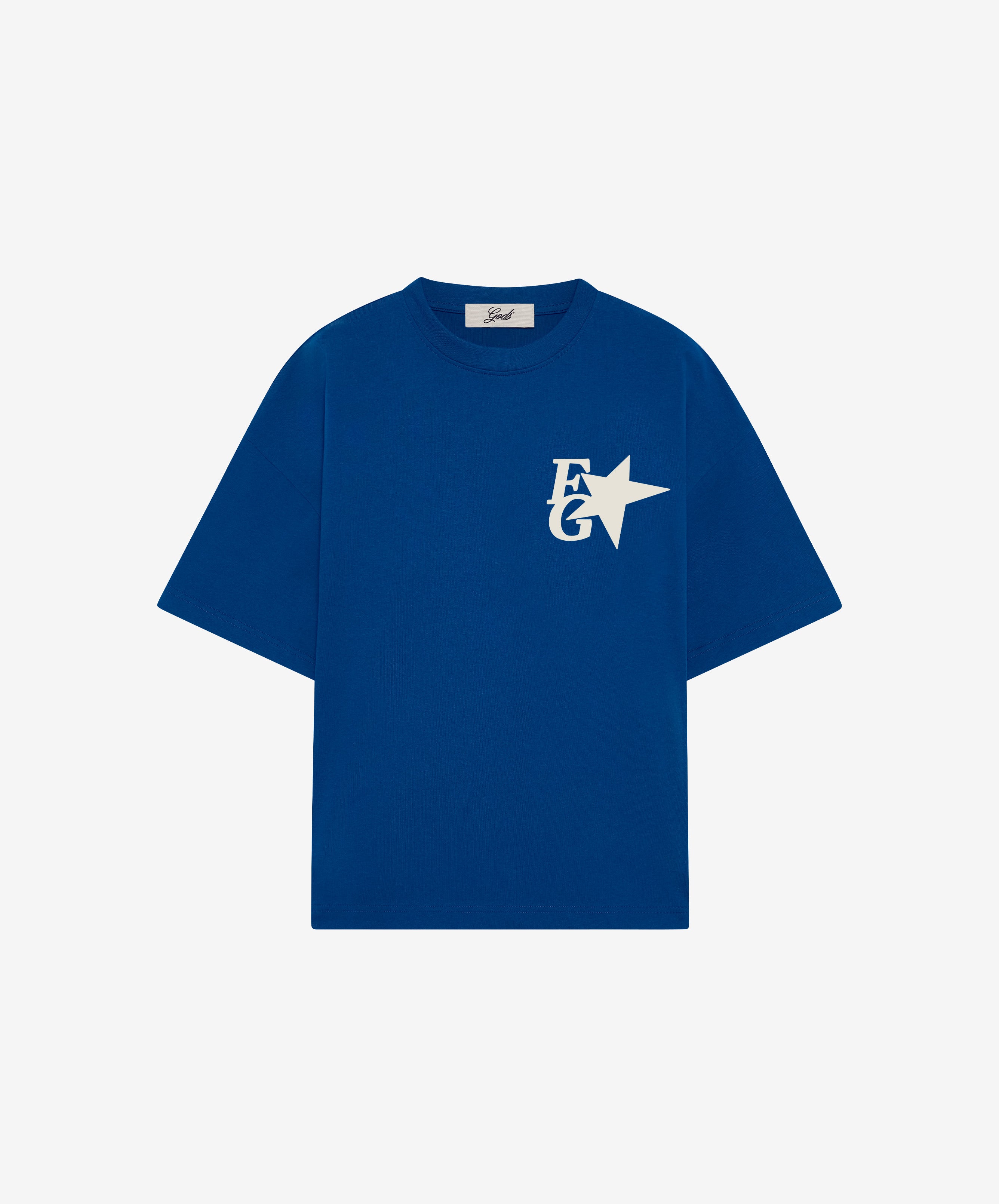 Star Boxy Tee Blue