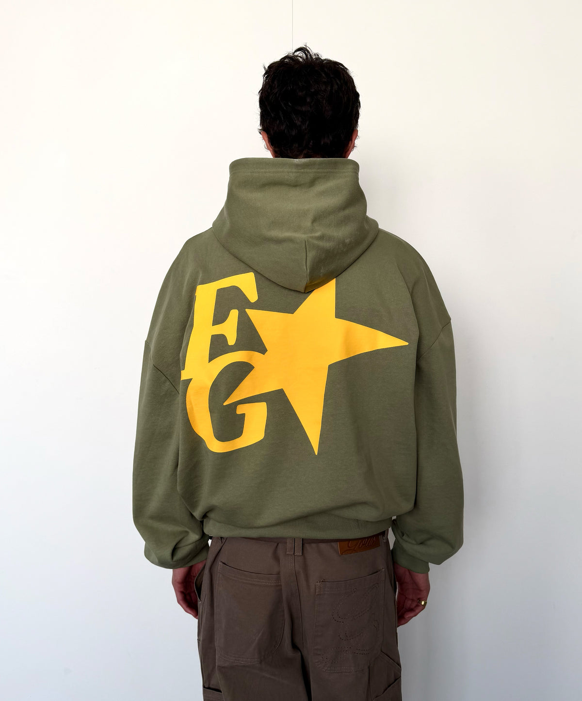 Gods Star Hoodie Green