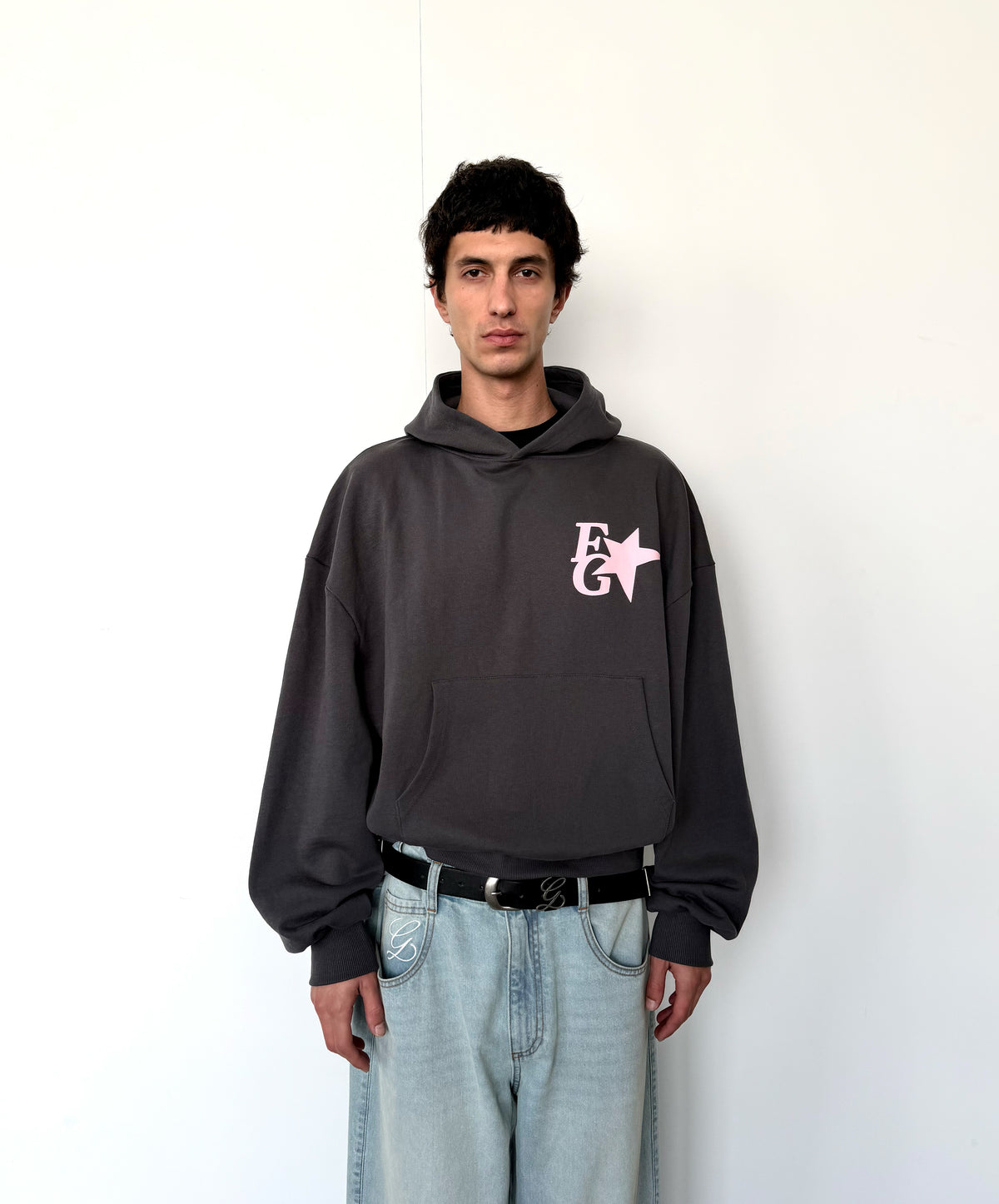 Gods Star Hoodie Anthra