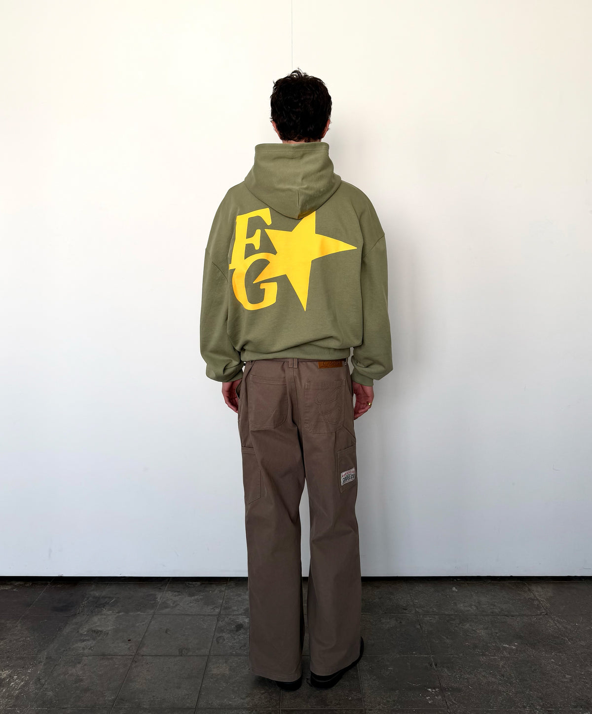 Gods Star Hoodie Green