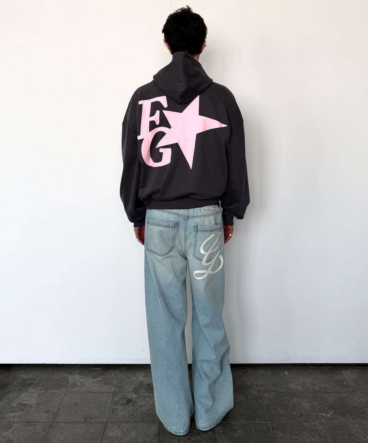 Gods Star Hoodie Anthra