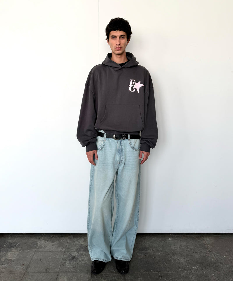 Gods Star Hoodie Anthra