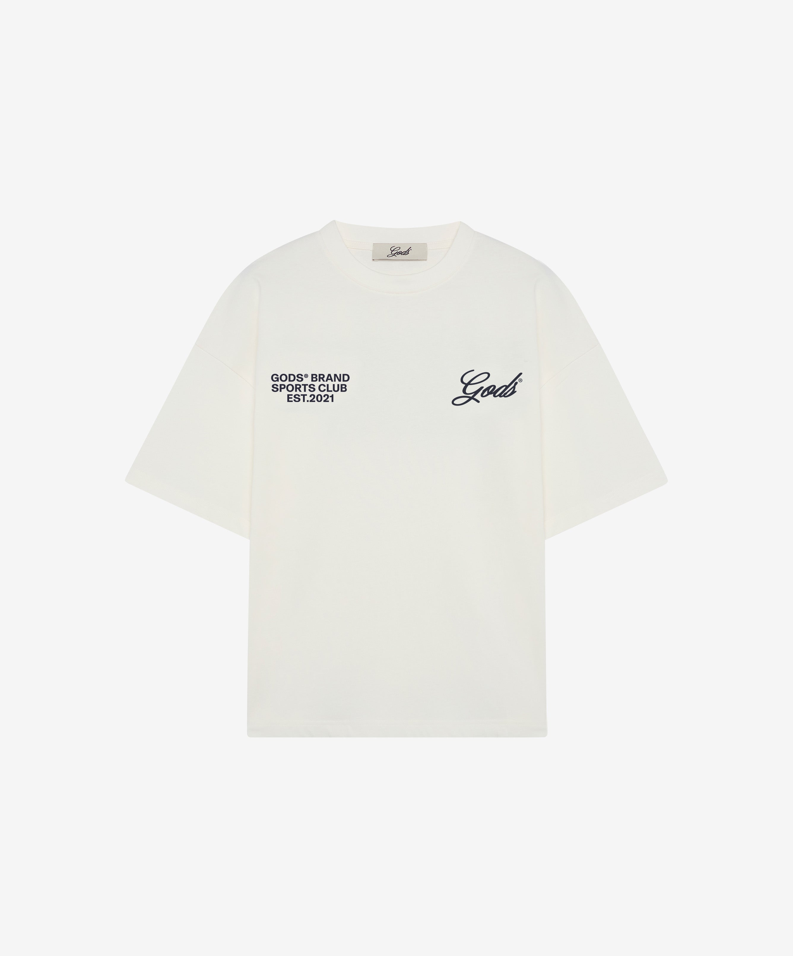 Gods Sports Club Tee White