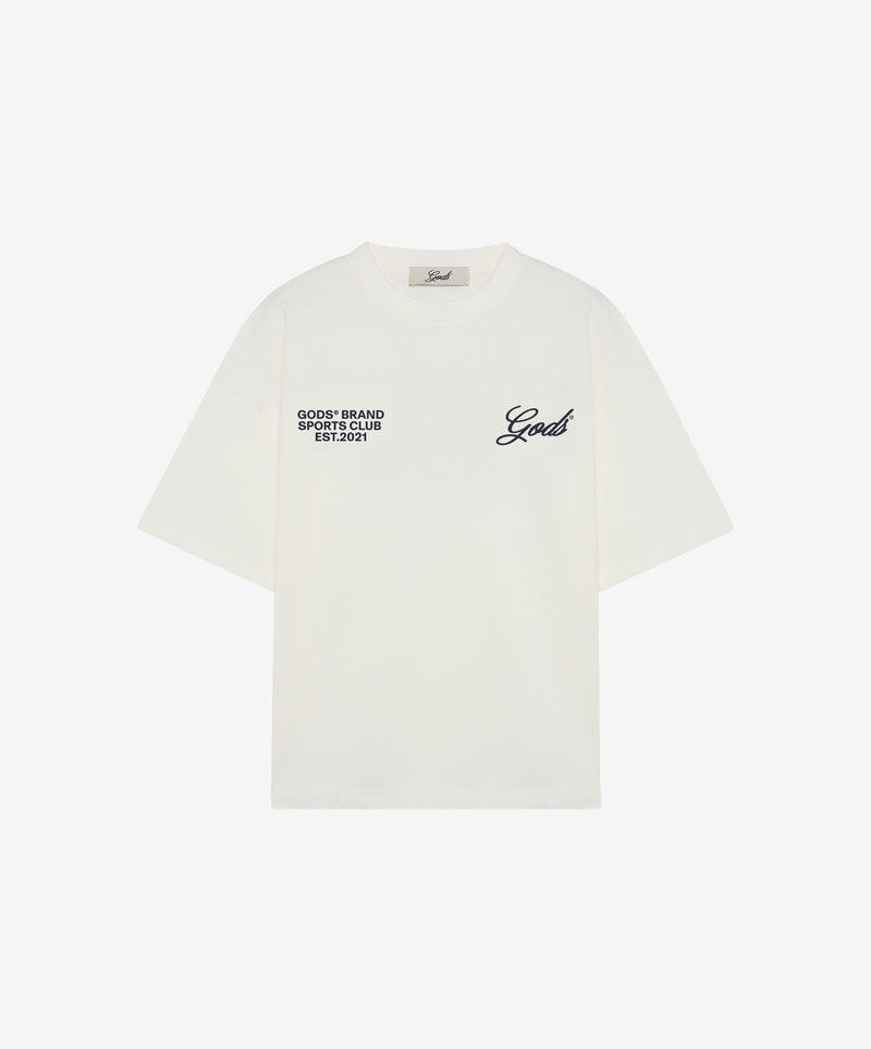 Gods Sports Club Tee White