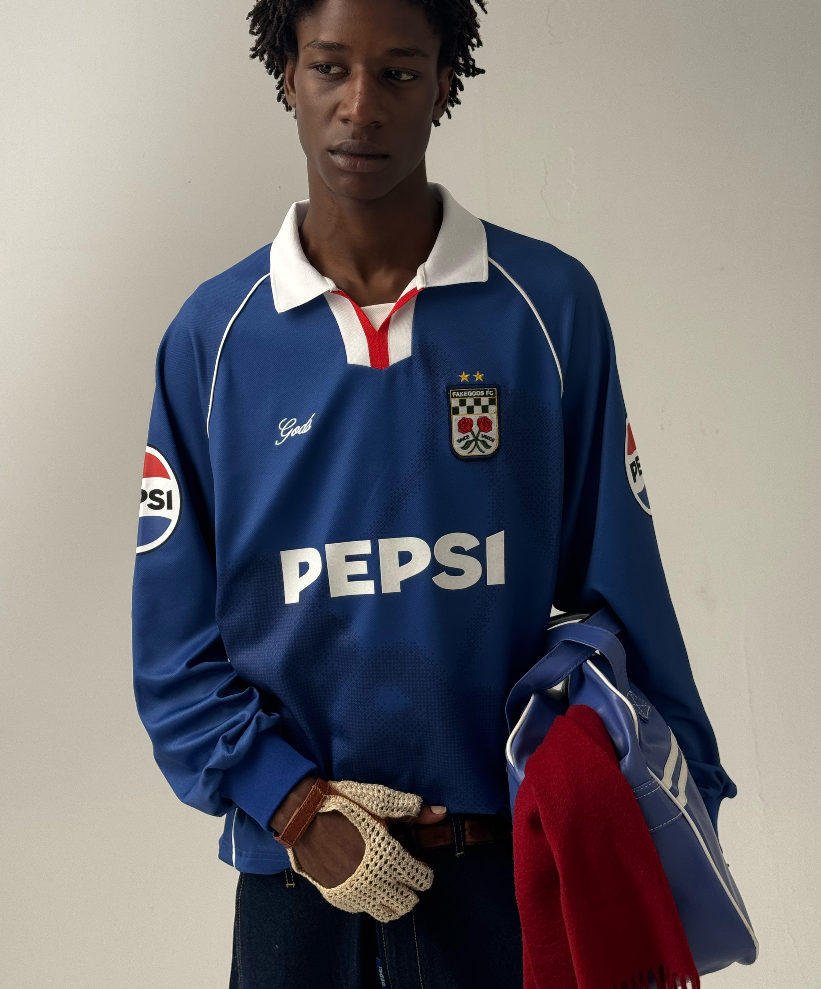 Cherry Pepsi Jersey Blue