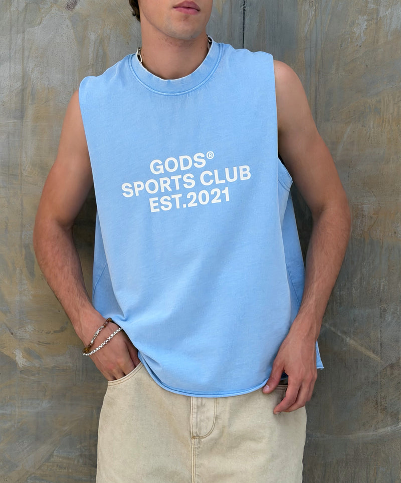 Sports Club Sleeveless Blue