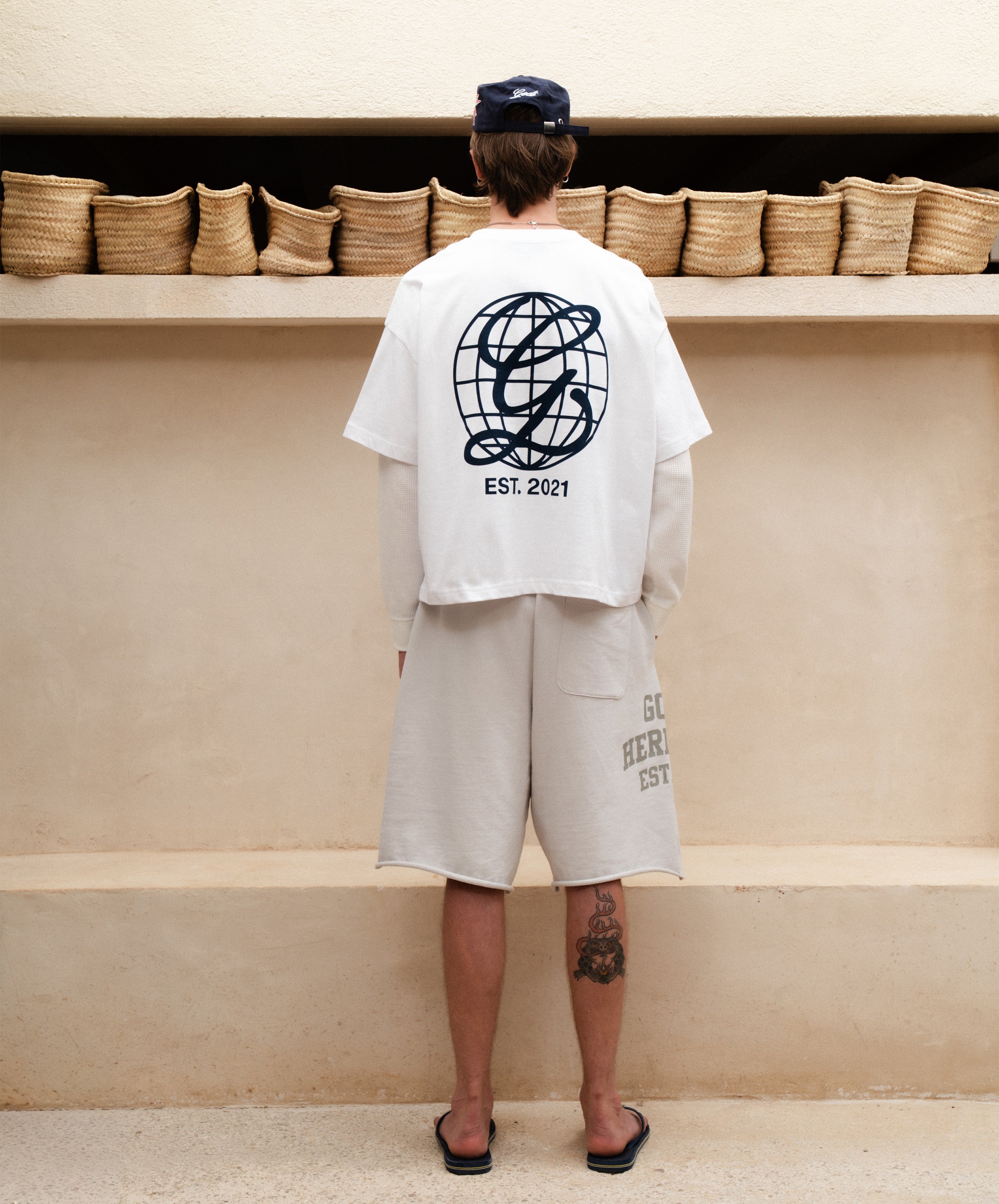 Globe Tee White