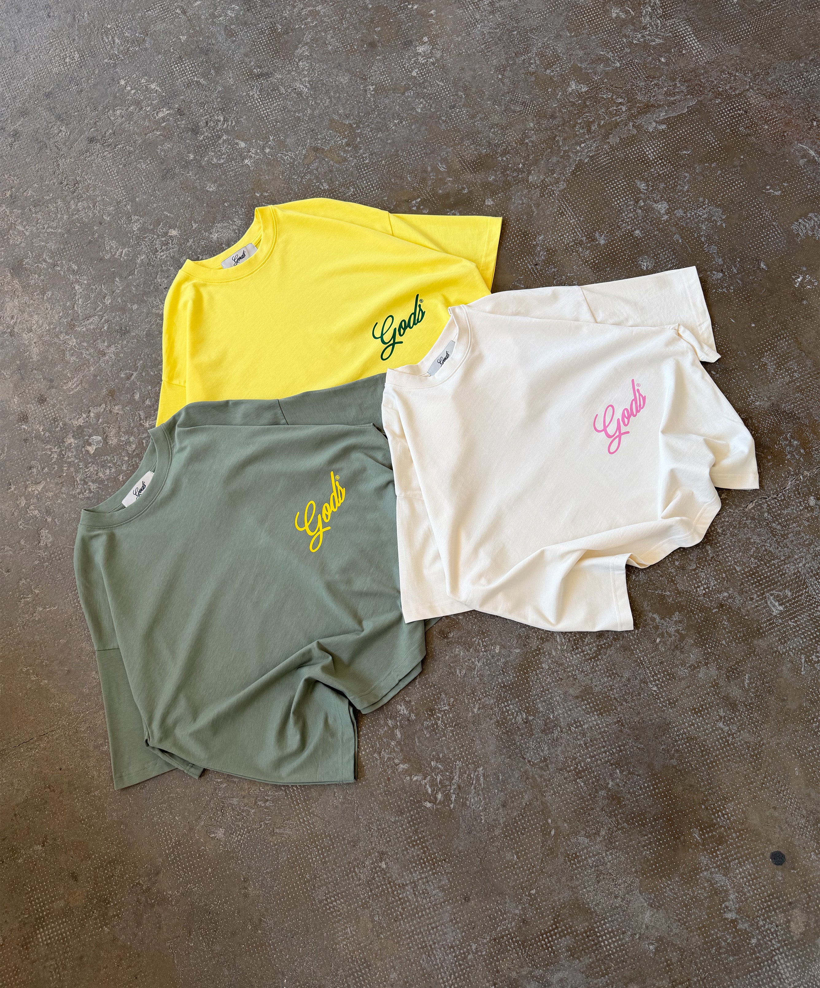 Script Tee Green