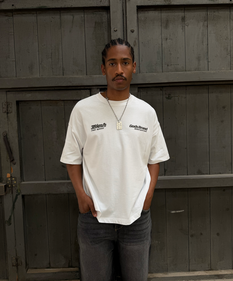Racing Tee White