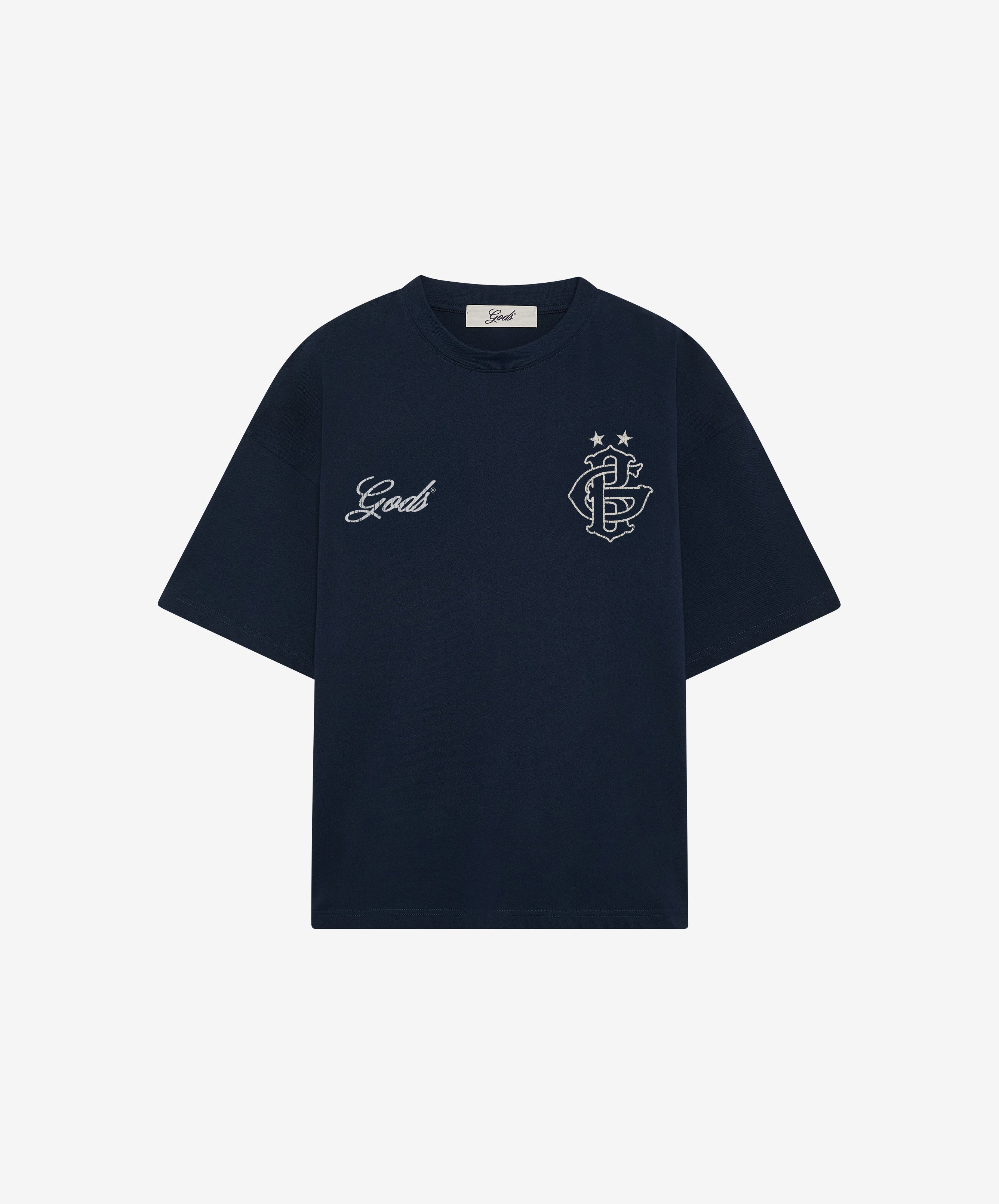 Gods Brand Boxy Tee Navy