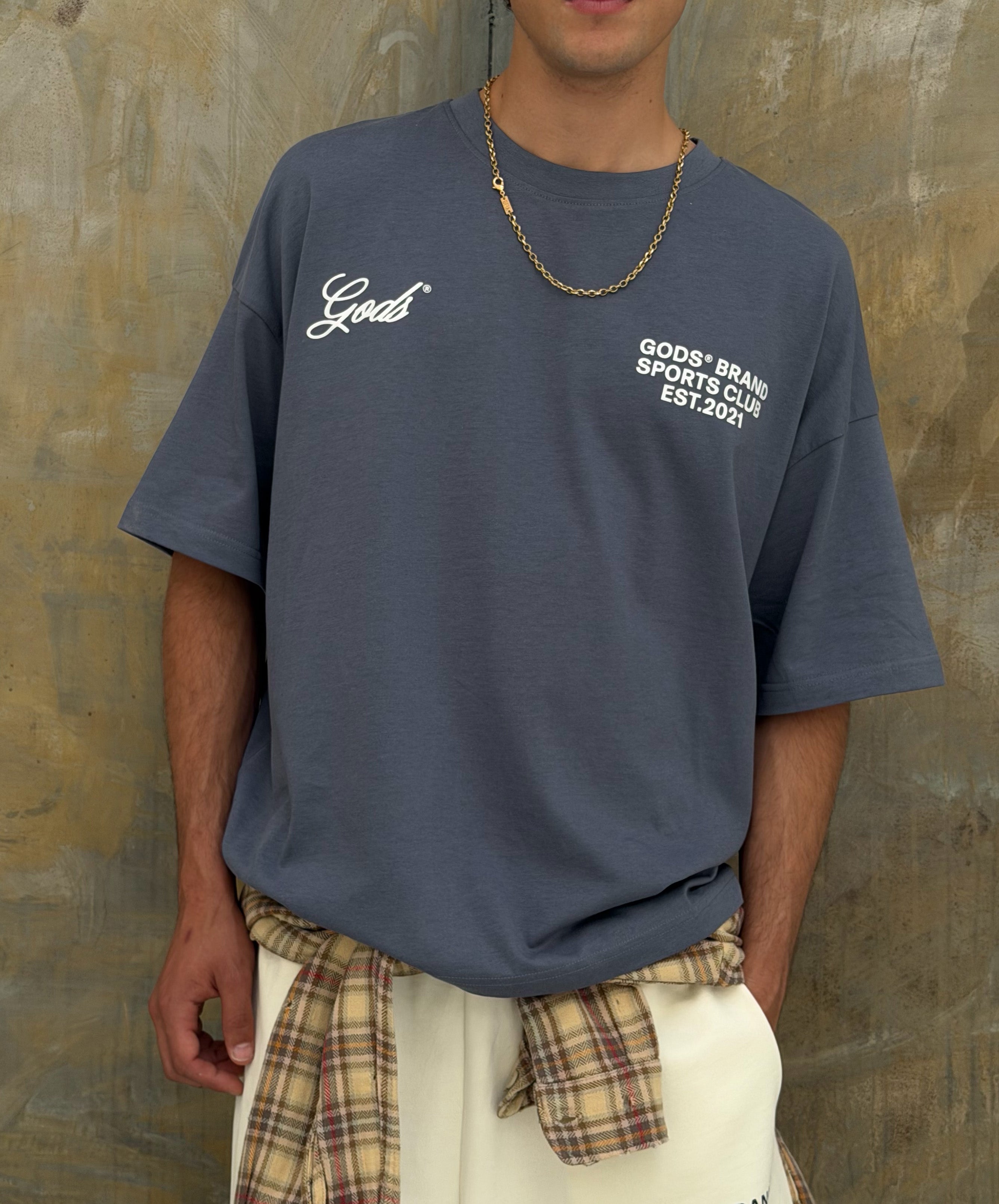 Gods® Brand Sports Club Tee Dark Gray
