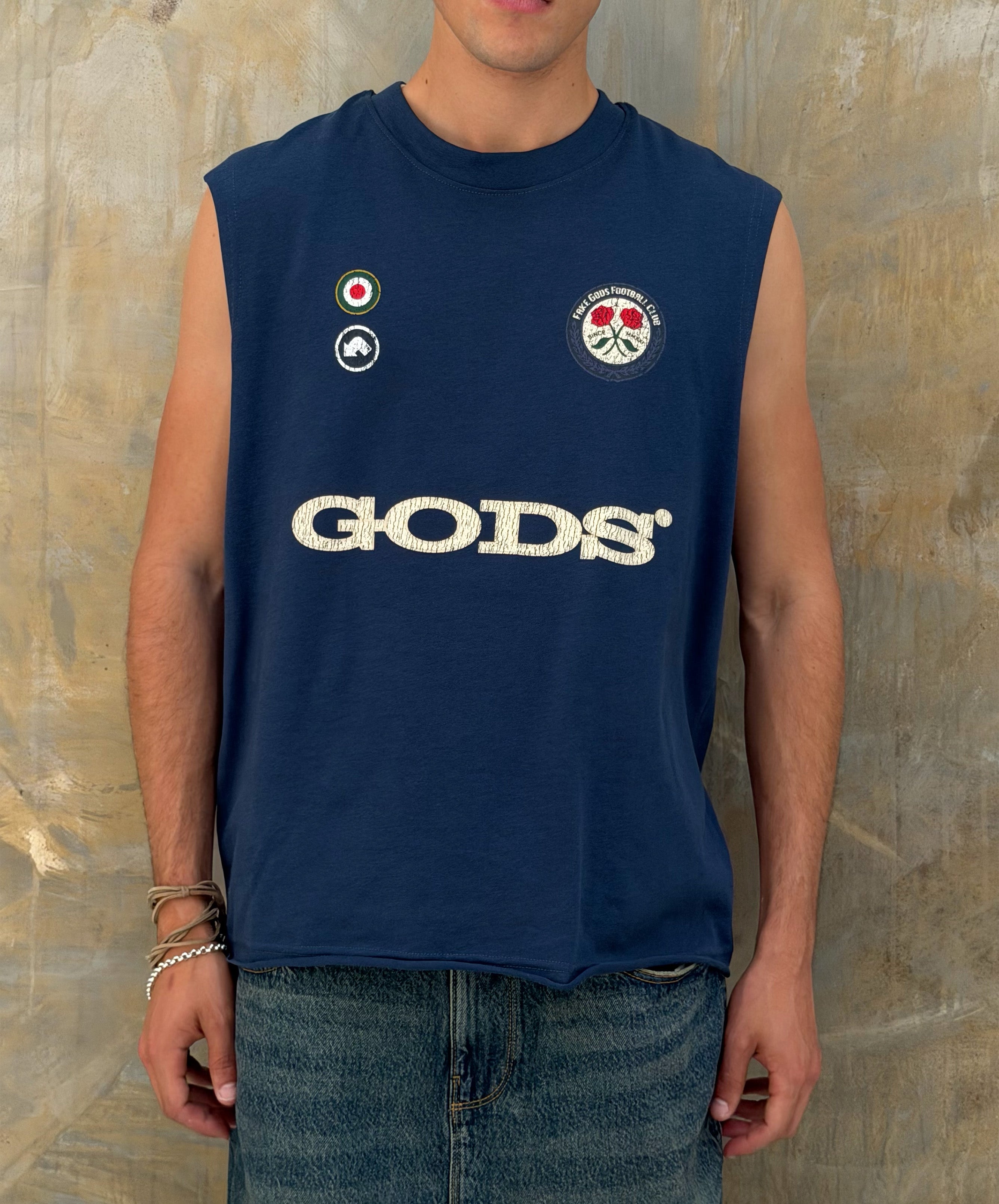 Gods FC Sleeveless Navy