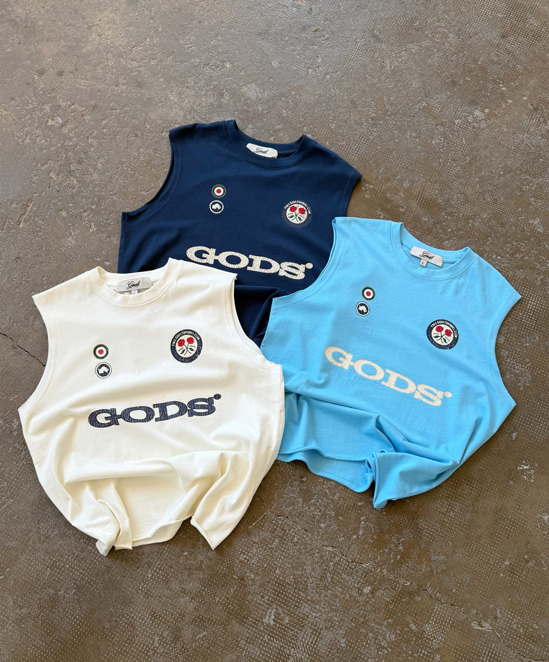 Gods FC Sleeveless Blue